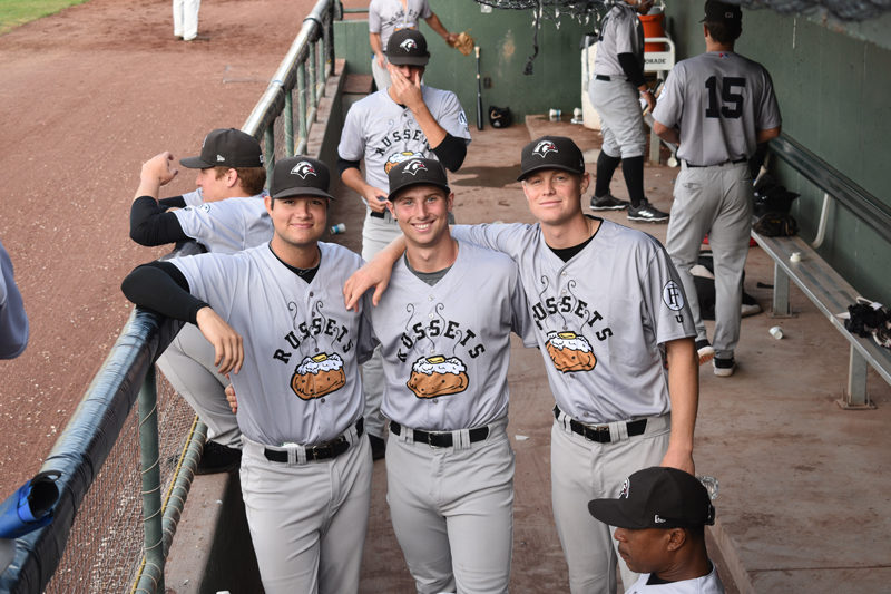 Idaho Falls Chukars became the Russets for one special night.